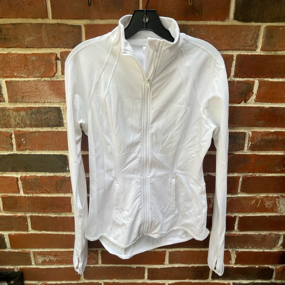 White athletic jacket